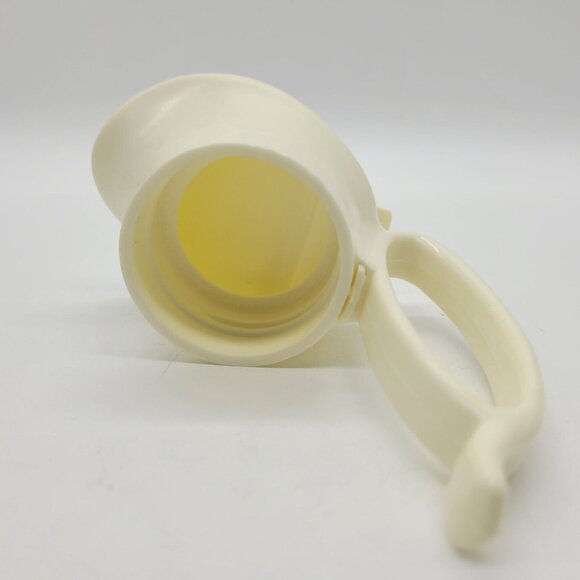 Vintage Log Cabin Syrup Pitcher with Golden Eagle Logo EUC - Picture 7 of 9